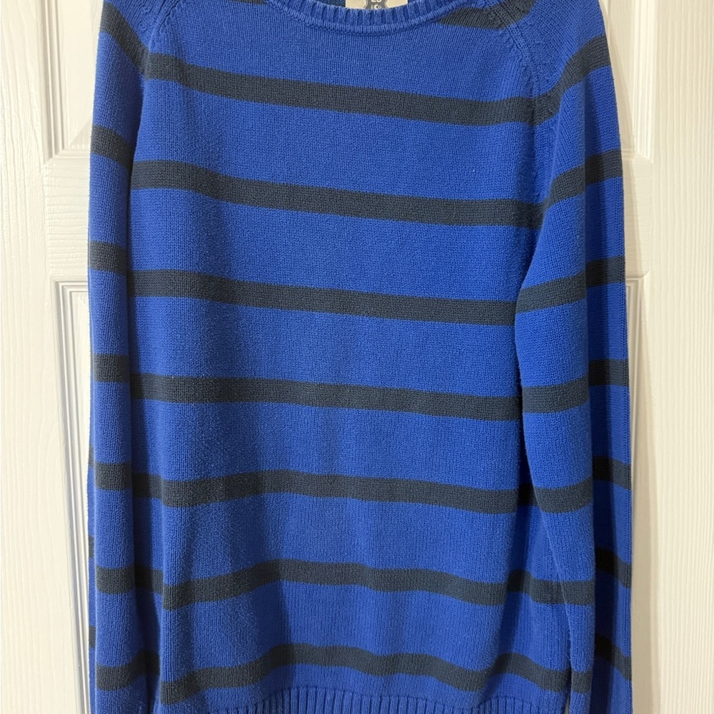 Levi's‎ Men's Crewneck Sweater in Blue and Black Stripes